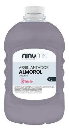 Abrillantador automotriz Almorol 4 L atomizable, chicle, Ninu
