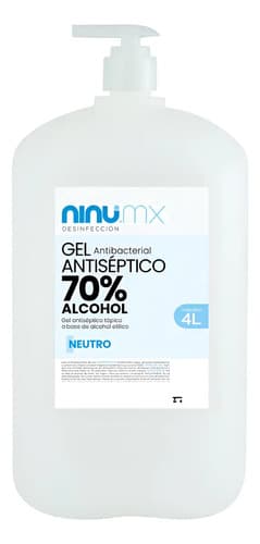 Gel antibacterial con dosificador 4 L, Ninu