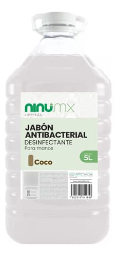 Jabón líquido antibacterial para manos 5 L, Ninu