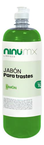 Jabón líquido lavatrastes desengrasante 1 L, Ninu