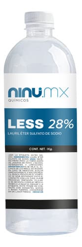 Lauril éter sulfato de sodio (LESS) al 28% 1 L, Ninu