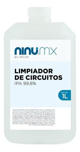 Limpiador isopropílico no volátil 1 L, Ninu