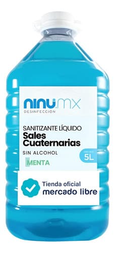 Sanitizante líquido sin alcohol 5 L, Ninu