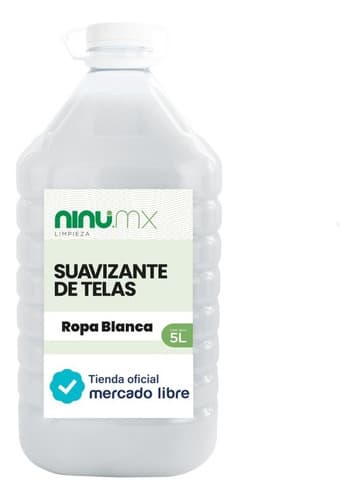 Suavizante de telas para ropa blanca 5 L, Ninu