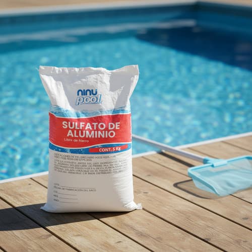 Sulfato de aluminio clarificador 5 kg, Ninu
